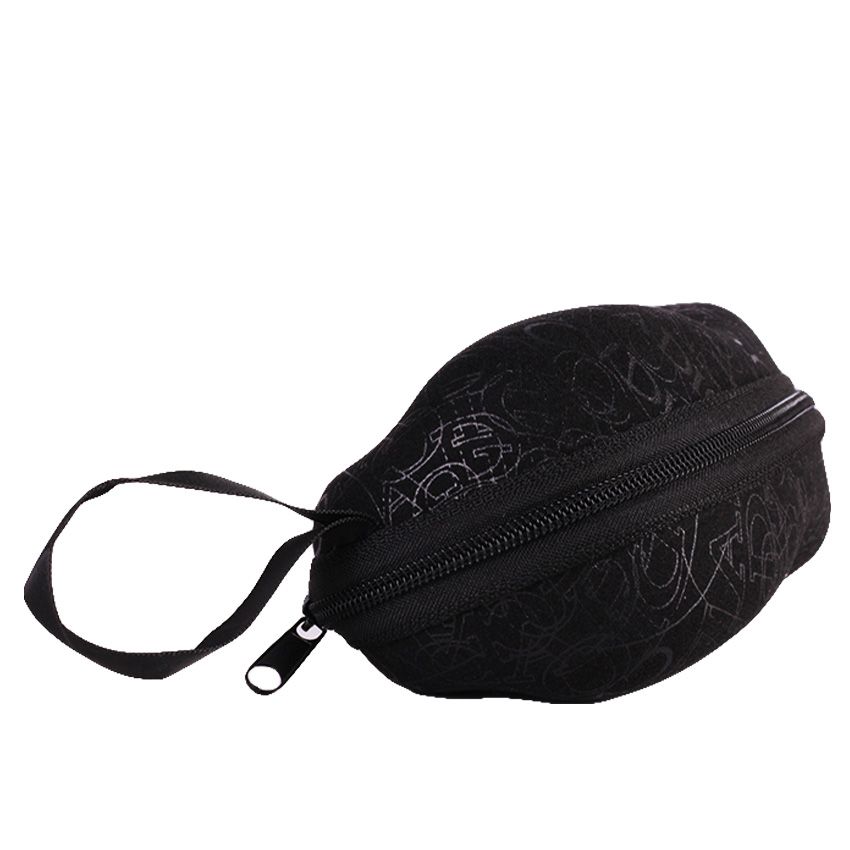 Zipper Sunglasses Eyeglasses Case Hard Case Box + Free Cloth Eyeglass Case