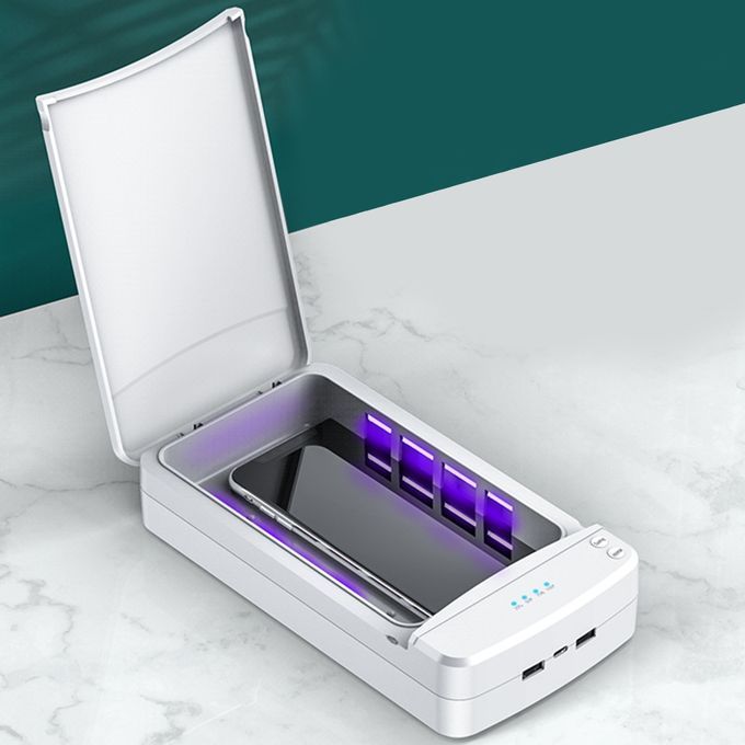 UV Ultraviolet Sterilizer Sanitizer Box A White Plastic Lamp