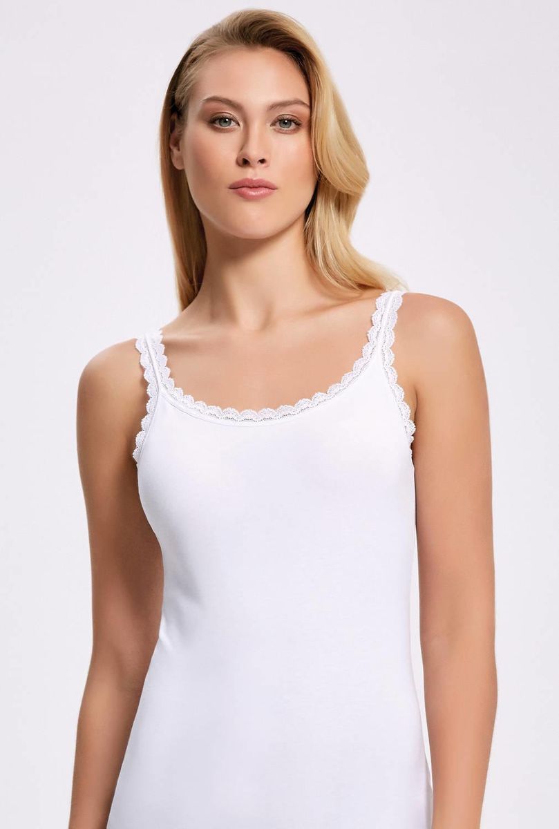 Principle Lycra Lace Strap Women's White Athlete