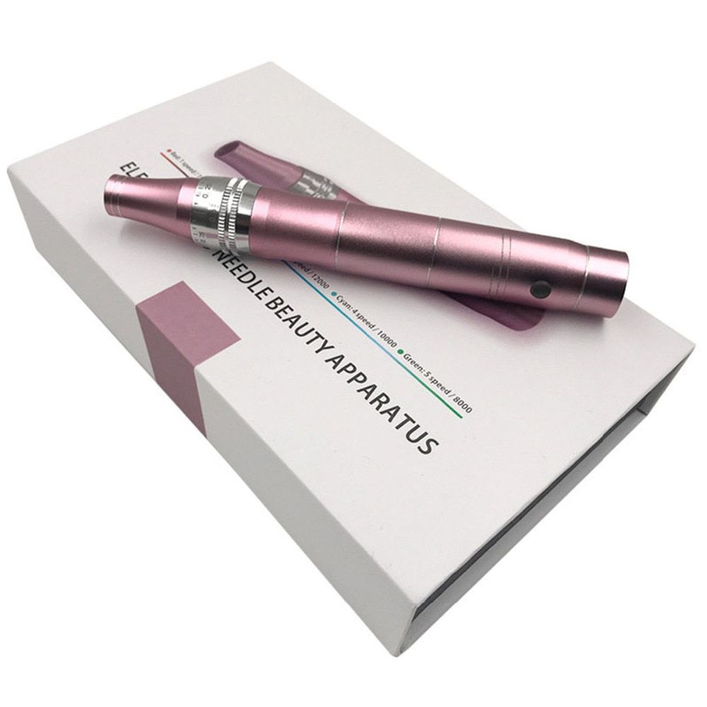 Electric Derma Pen Wireless Skin Care Machine Device Professional Microblading Microneedles Gun Derma Mesotherapy Scar Removal