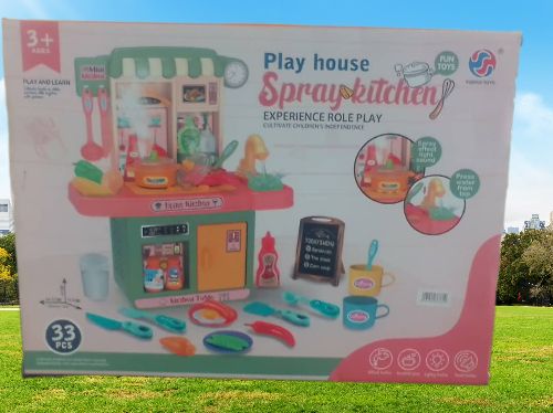 33 PCs Spray Kitchen Play House