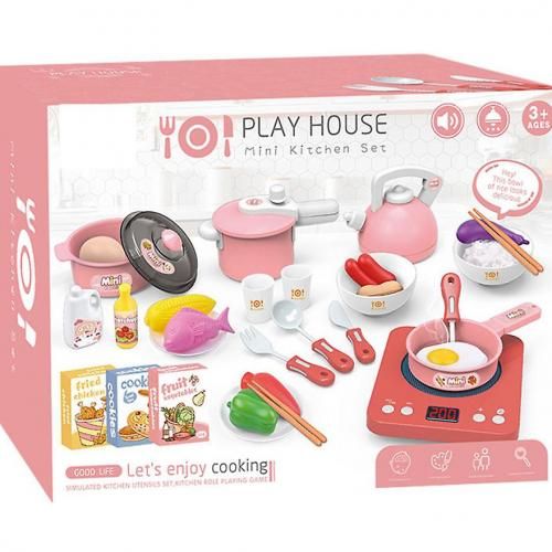 Mini Kitchen Set For Kids Cooking