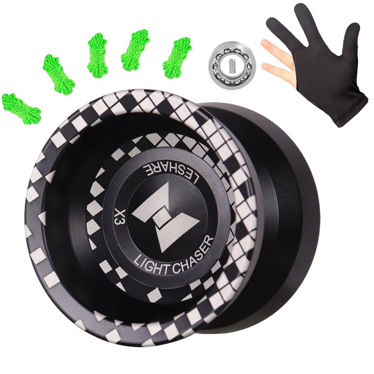 LIGHT CHASER X3 Competitive Yo-Yo,Alloy Yoyo for