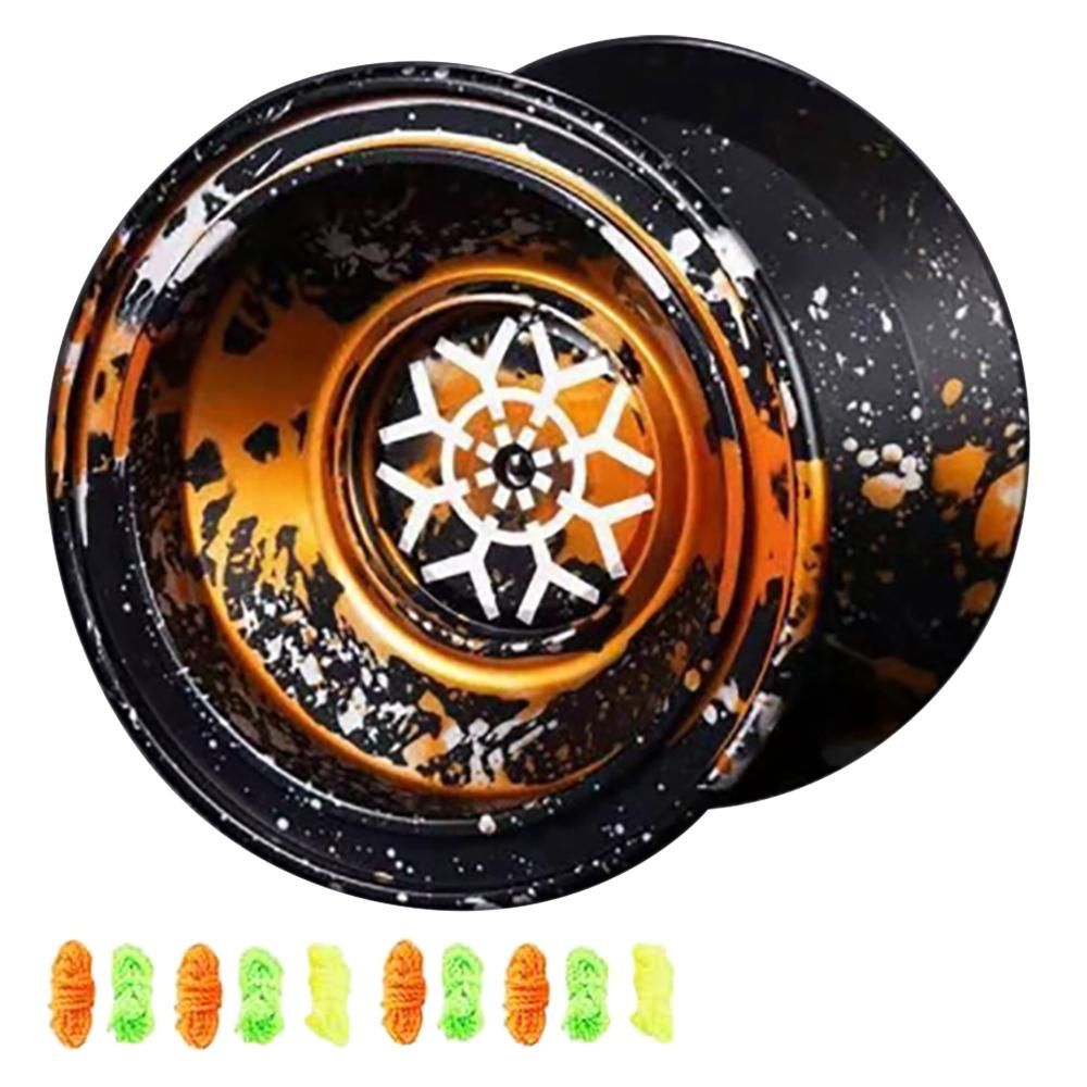 Unresponsive YoyoProfessional Yoyo Aluminum Beginner Yo-Yos Ball for Yoyo Players with 10 Yo Yo