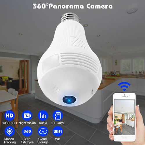 CCTV 1080P Wifi 360 Degree Fisheye Panoramic IP Video Surveillance Camera