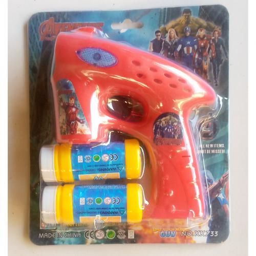 Bubble Gun For Kid With Bottles Of Refill Bubble Solution