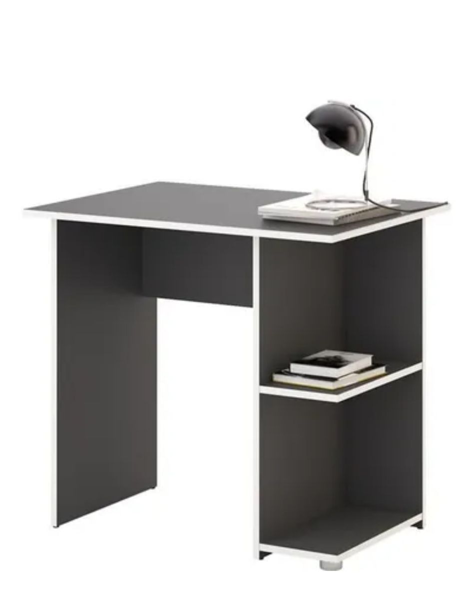 Black With White Taped Laptop Table Home And Office Table