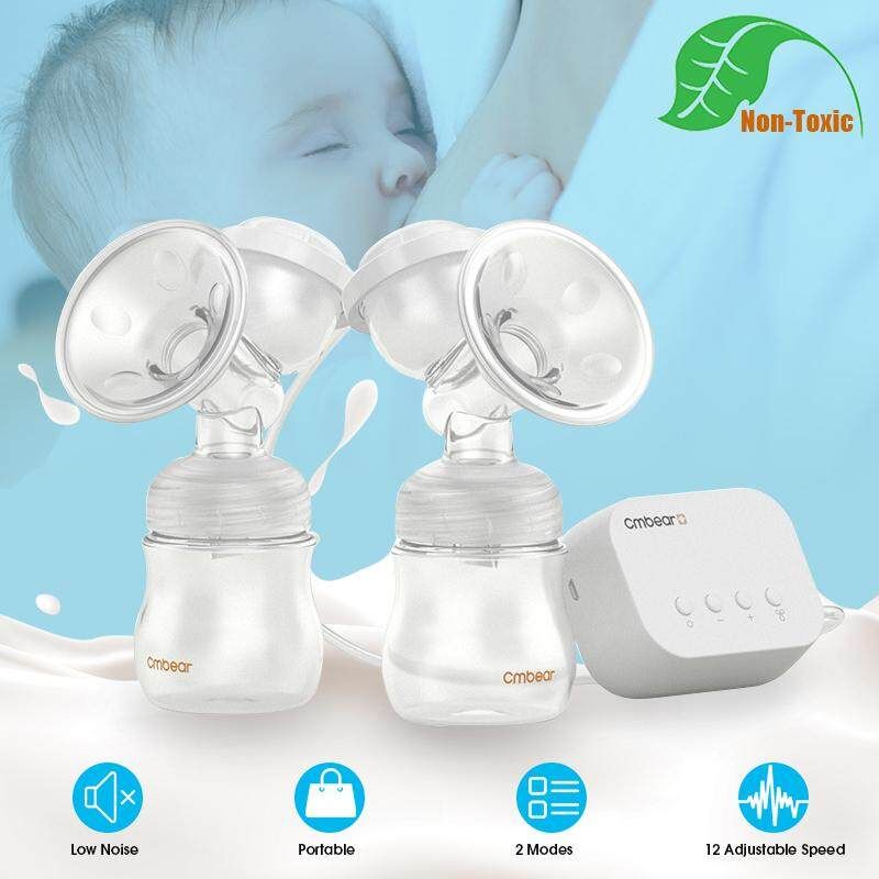 Electric Double Pump Suction Enlarger Breastpump Mom Milk Extractor USB