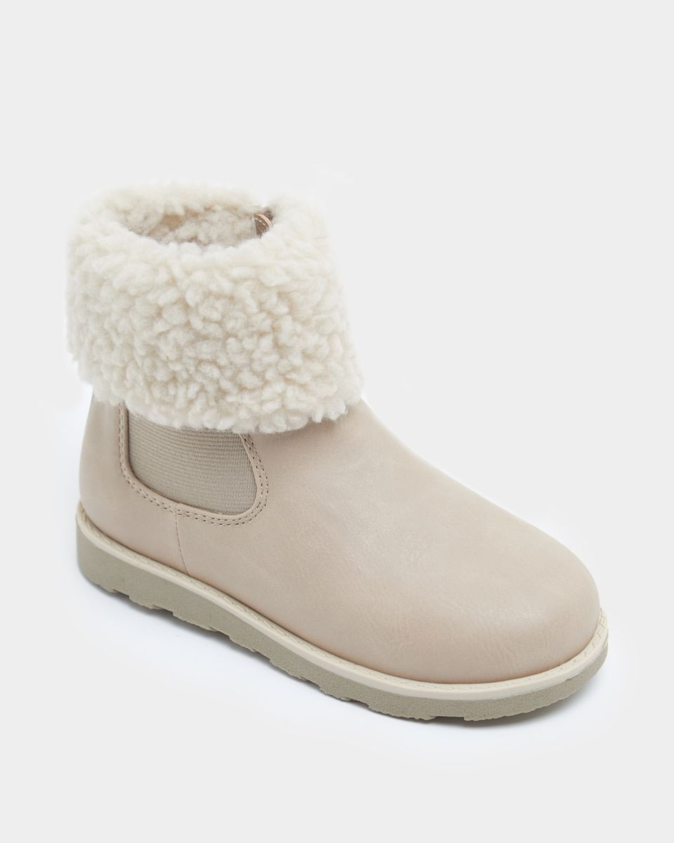 Baby Girls Top Fur Boot