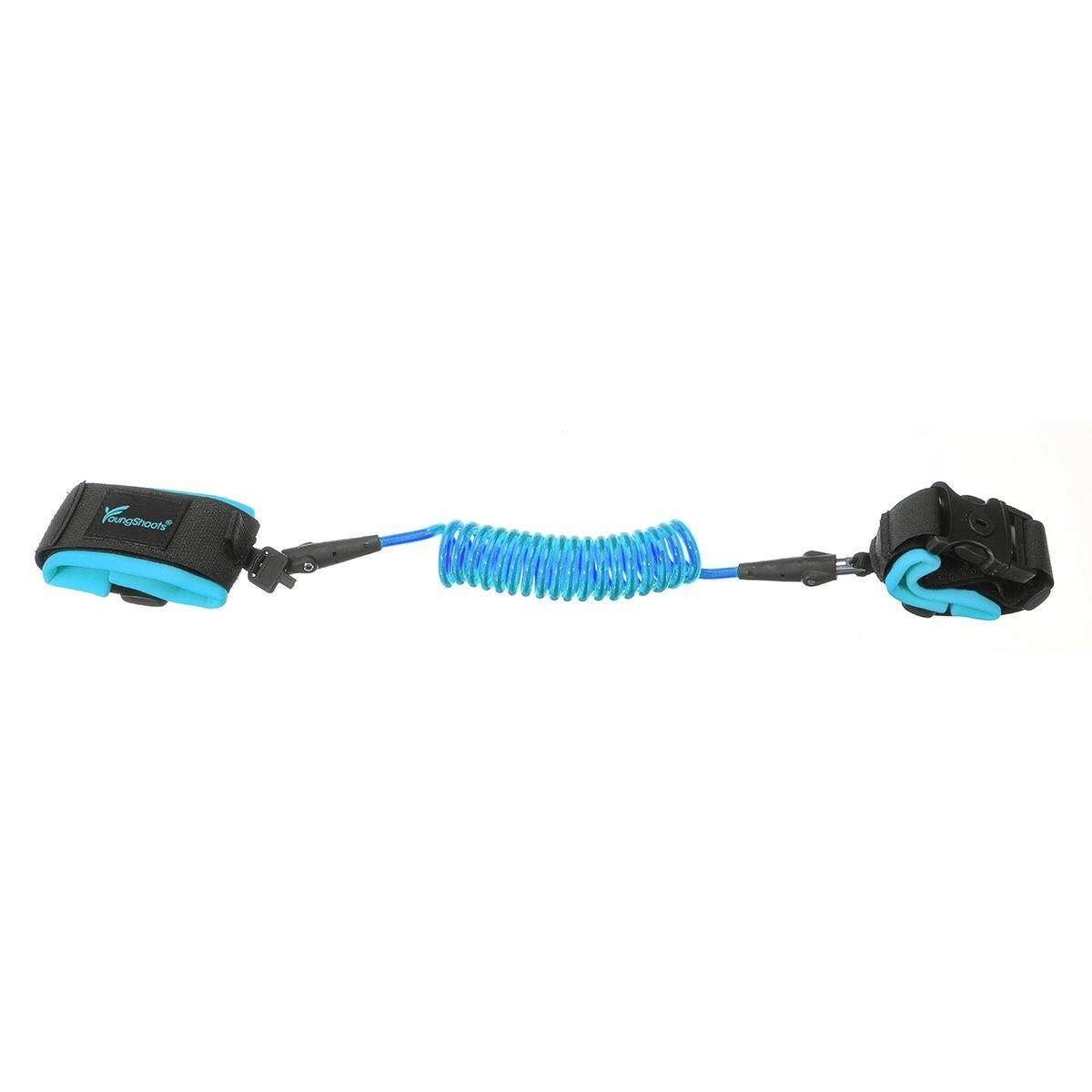 2.5m Kids Baby Harness Anti-Lost Wrist Band Child Safety Strap Waist Leash With Lock Blue