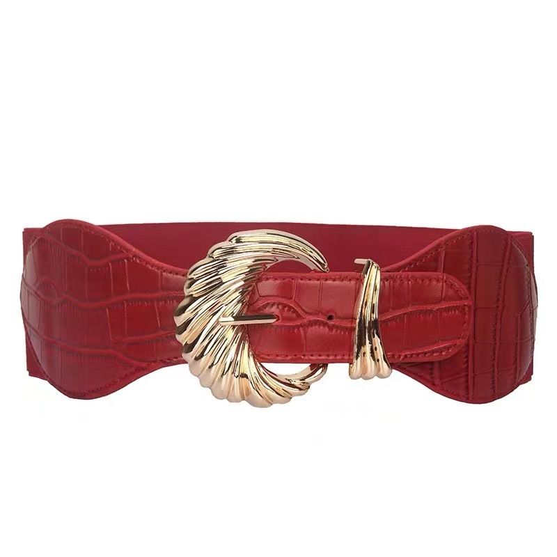 Women Waist Fashion Belt With Metal Buckle