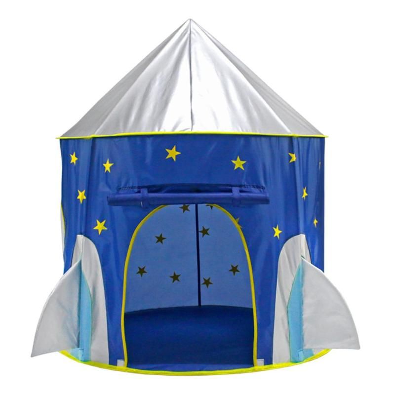 Portable Pop Up Star Printed Space  Castle Play Tent Kids/Baby