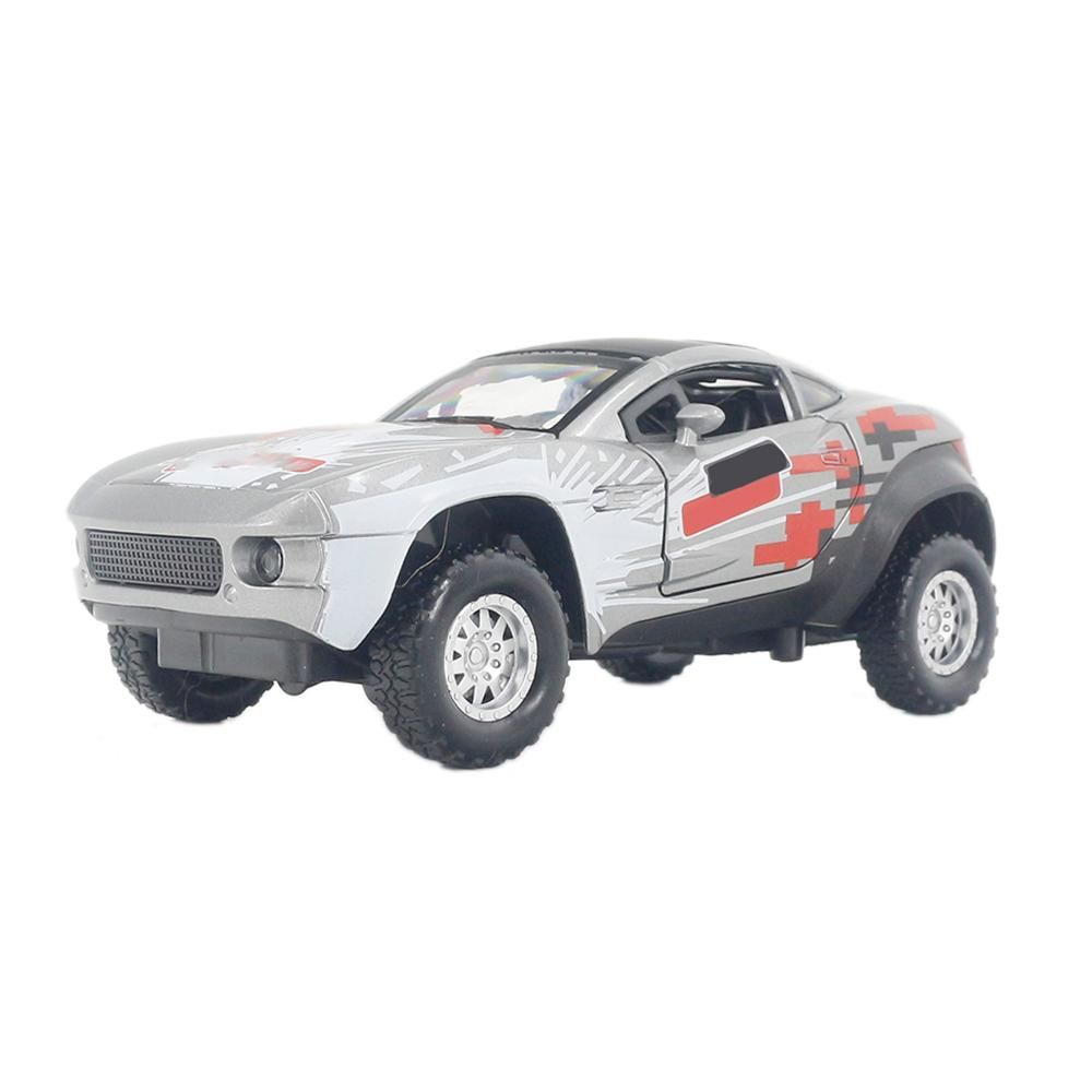 1:32 Vehicle with Sound and Light Children Pull Grey