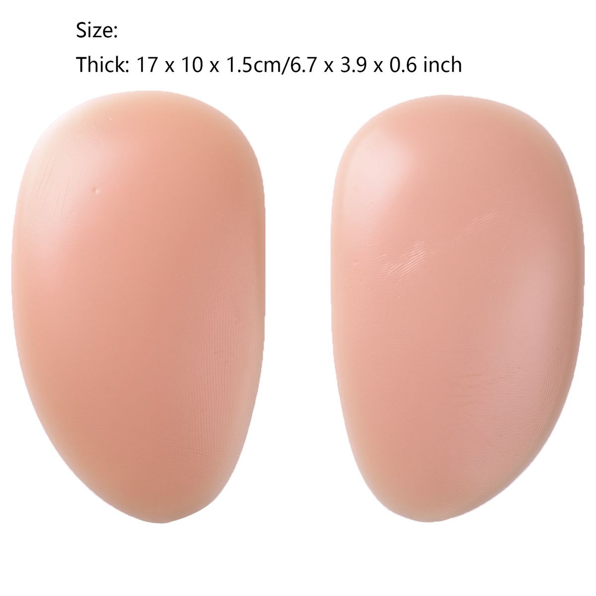 (Nude 300g)1 Pair Silicone Hip  Pads Ocks Enhancers Inserts Comfortable Removable Reusable Hip Padding Padded Women Push Up Panties DOU
