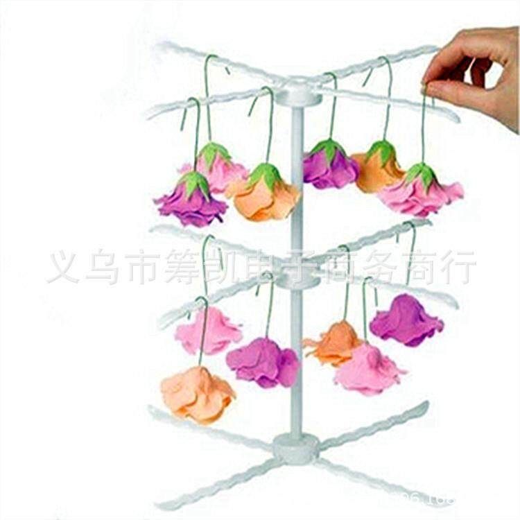 3 Layers Cake Decor Gum Flower Drying Rack Cupcake Icing Sugar Craft Hanger Bake Tools