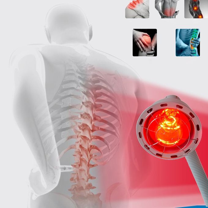 E27 Heat Lamp Heating Therapy Light Pain Relief Health Bulb