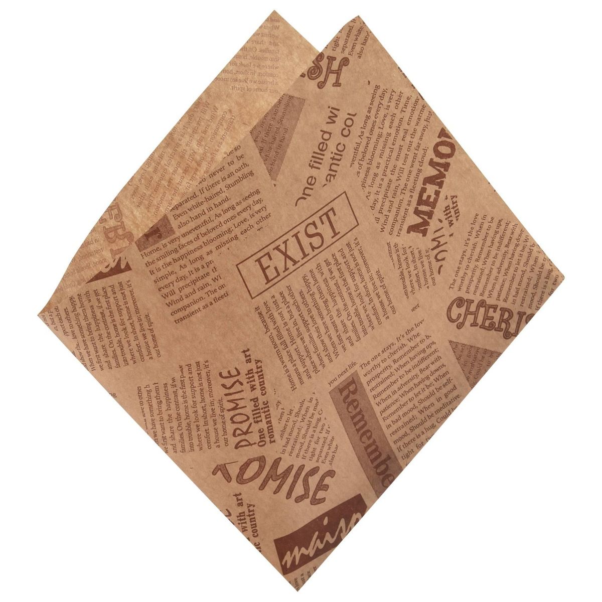 100pcs 12x12cm Sandwich Donut Bread Bag Doughnut Paper Bags Oilproof Bread Craft Food Packing Kraft