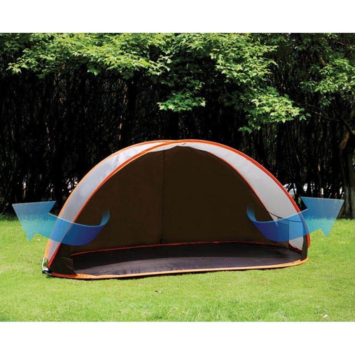 Outdoor 3-4 People Automatic Open Up Tent UV Waterproof Shelter Sunshade Camping Hiking