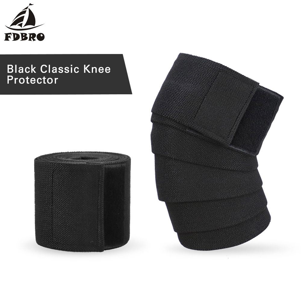 FDBRO 2019 New Hot Knee Wraps Men Fitness Weight Lifting