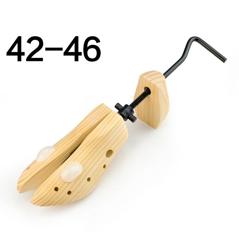 1 Piece Wood Wooden Shoe Trees Adjustable Shape For Women And Men Shoes Tree Professional Shoe Stretchers Pumps Boots Expander