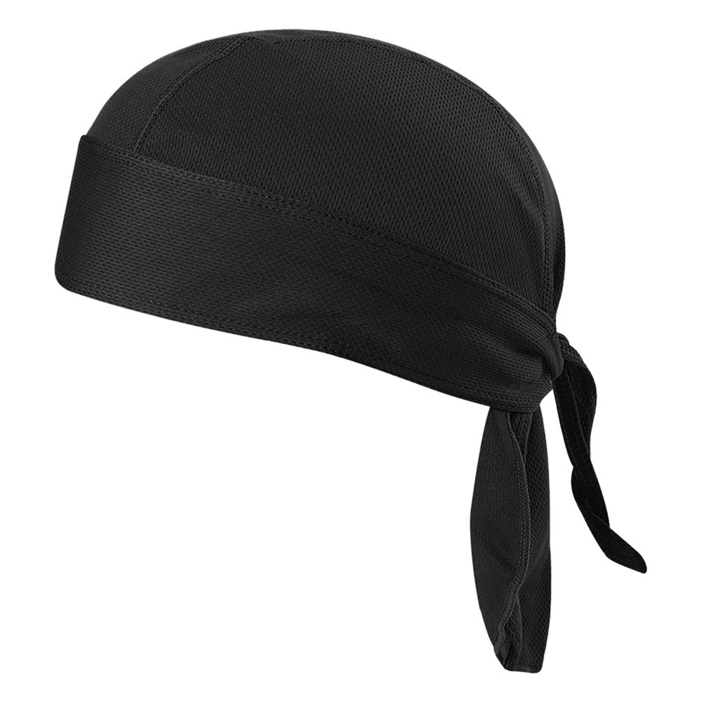 Bicycle Sweat-wicking Cap Beanie Hat Cycling Headscarf Black