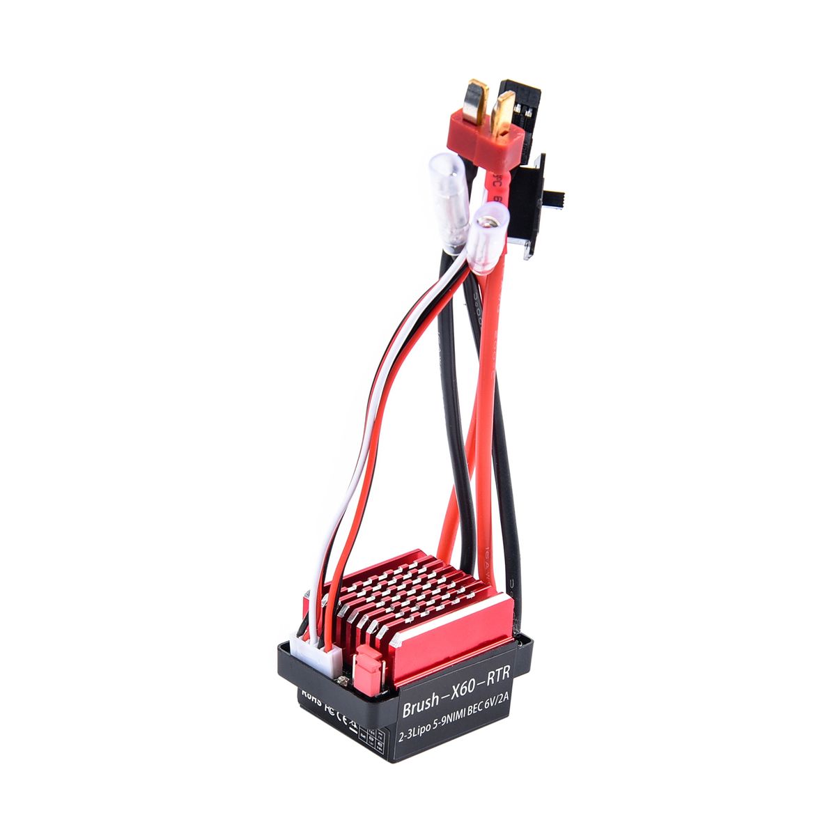 Brush Electric Controller Remote Control Car Brushed ESC Black