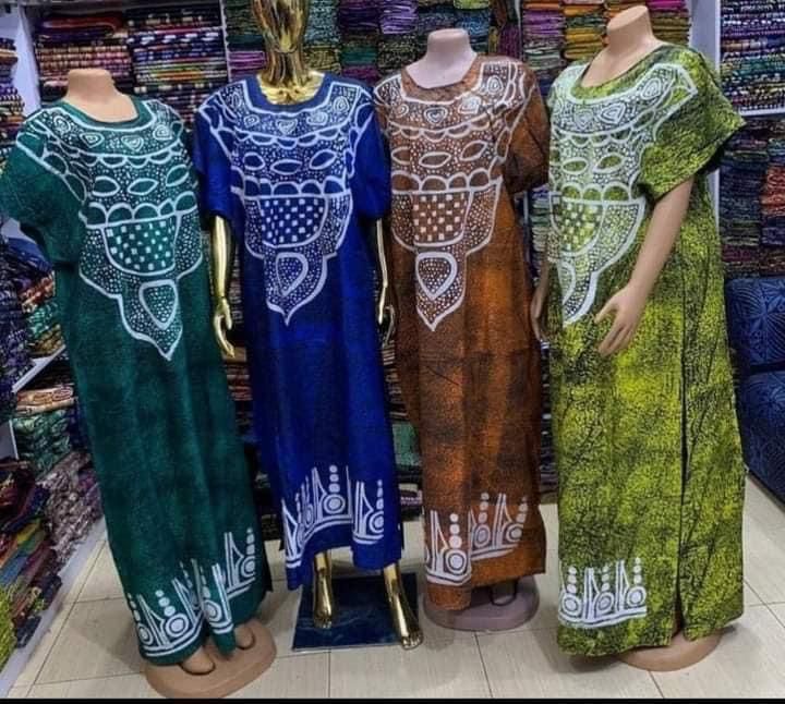 Adire Gown