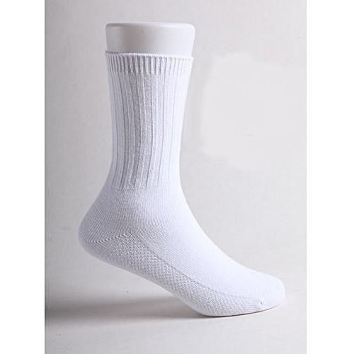 White Cotton School Socks- 5 Pair Unisex