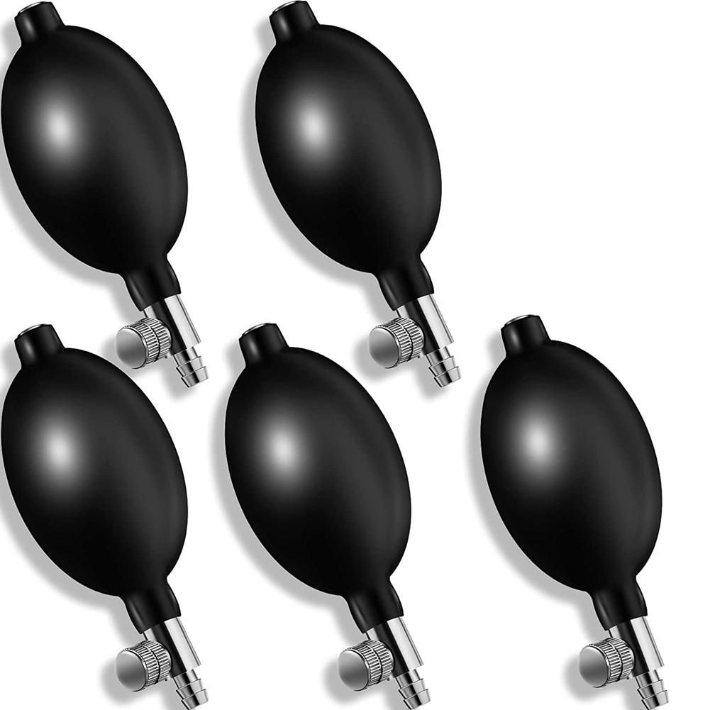 5Pc Pump Latex  with Twist Air Release Valve for Sphygmomanometer Air Neck Traction