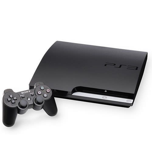 PS3 Slim 160GB Charcoal Black Console