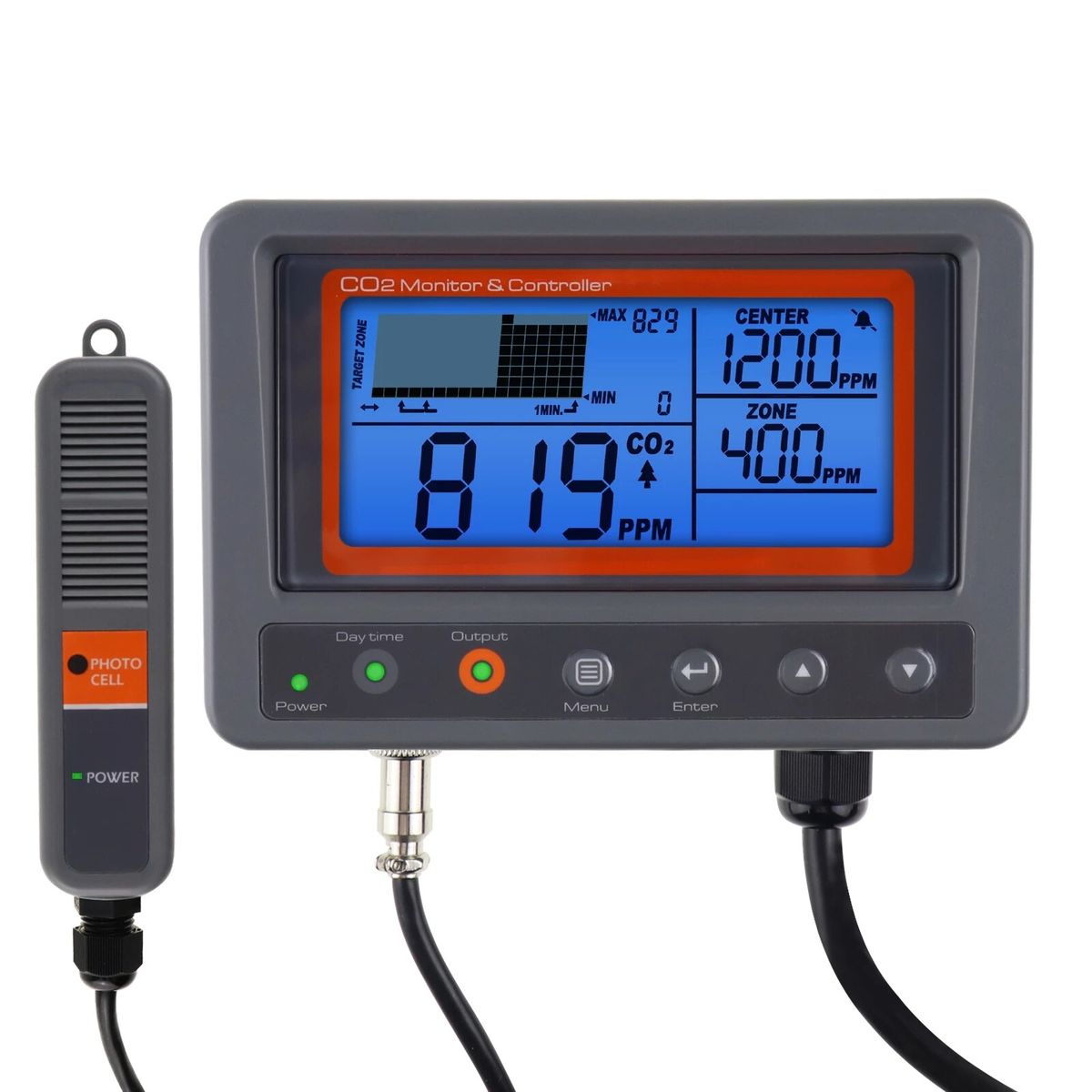 AZ7530 Carbon Dioxide CO2 IAQ Monitor Controller With Relay