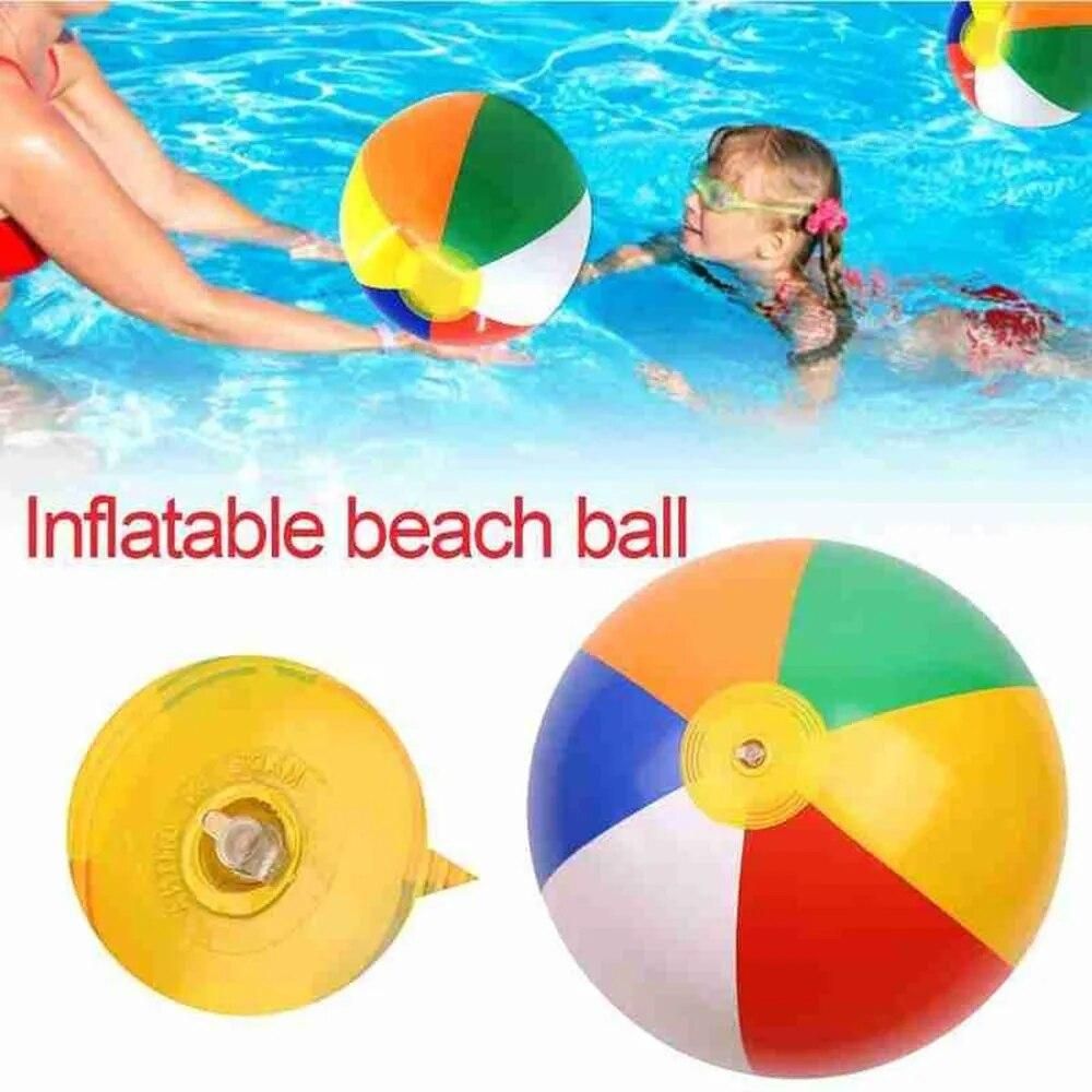 5Pcs 30CM Outdoor Kids Toys Summer Favors Water Game Balloon Swimming Pool Play PVC Balloons Inflatable Beach Ball