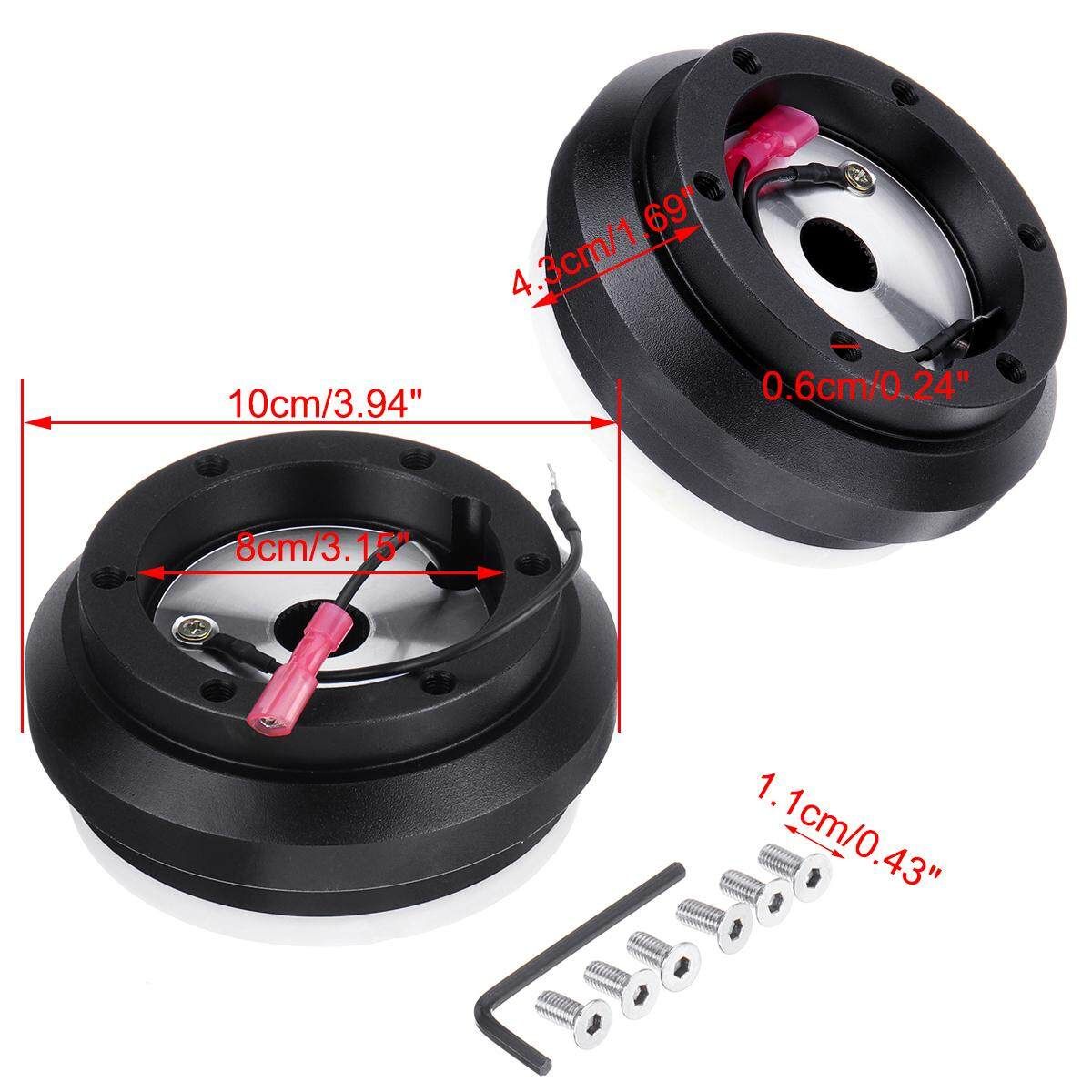 Black Steering Wheel Short Hub Adapter For Civic 92-95 EG Integra 94-01 SRK-11