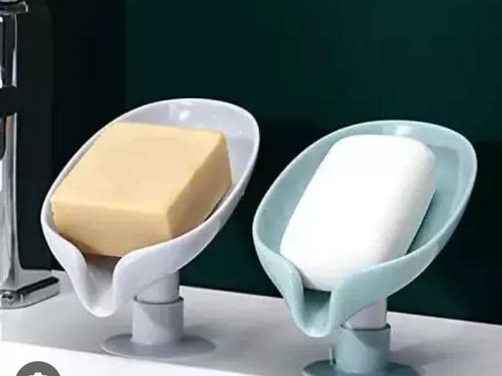 2pcs Leaf Wall Soap Water Drain Race