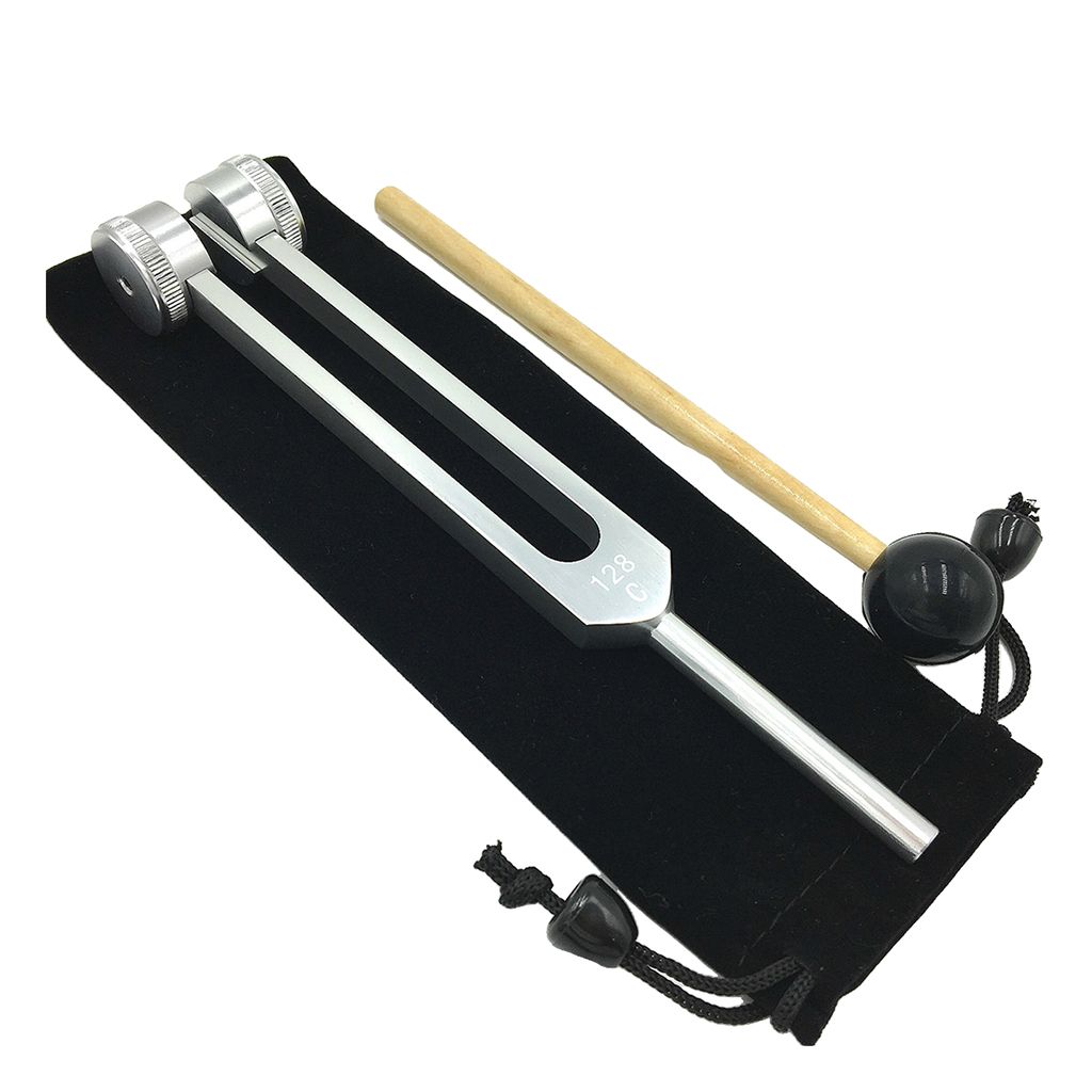 Durable 128Hz Tuning Fork & Mallet Kit For Meditation Relaxation