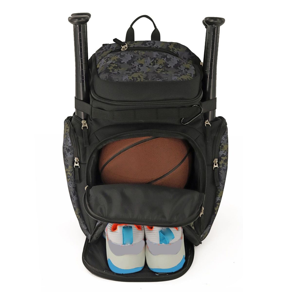 Basketball Backpack Bag  Antirip Fabrics Multi  Grey