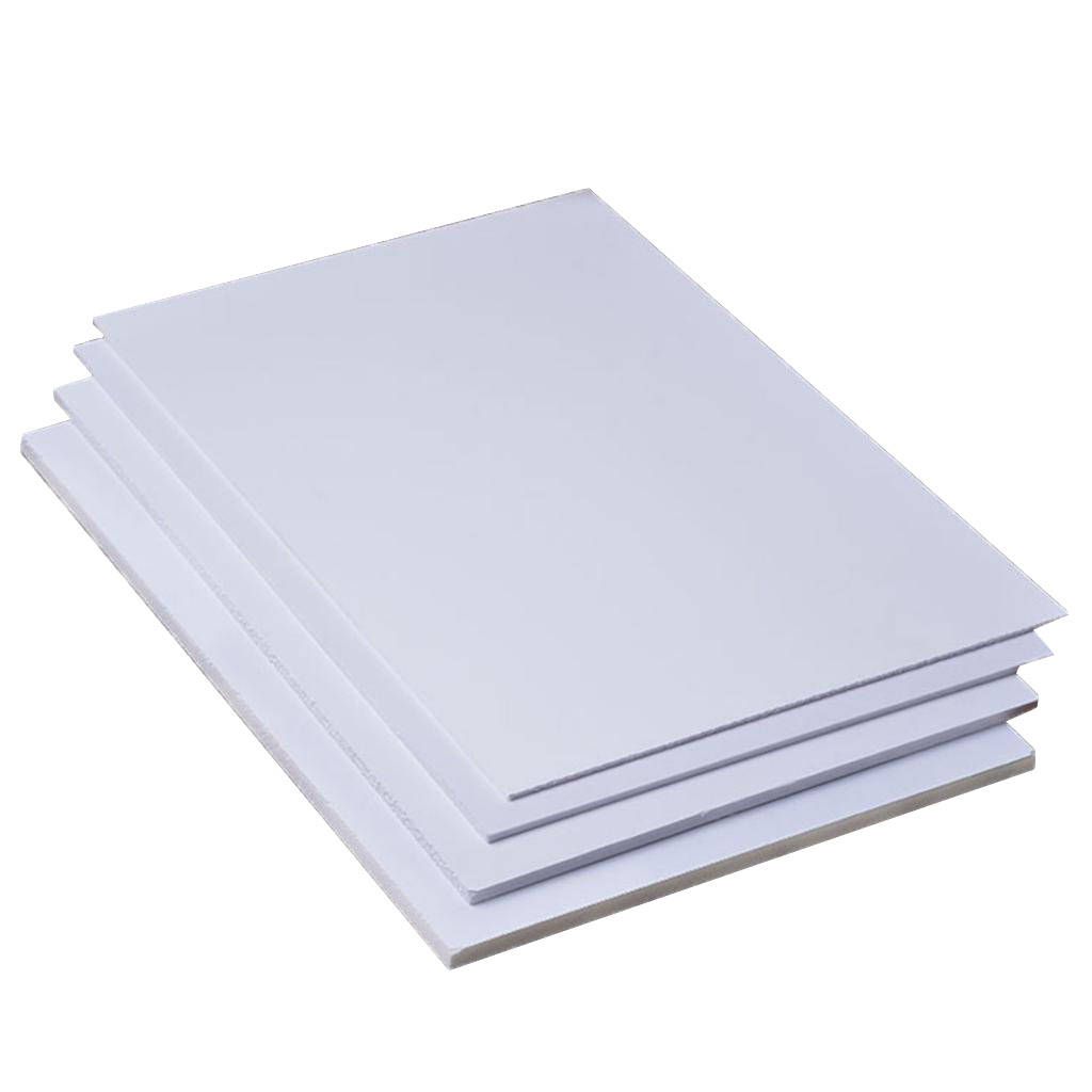 2 Pieces White Sheet Foam Board Model Craft For DIY Sand Table Scene