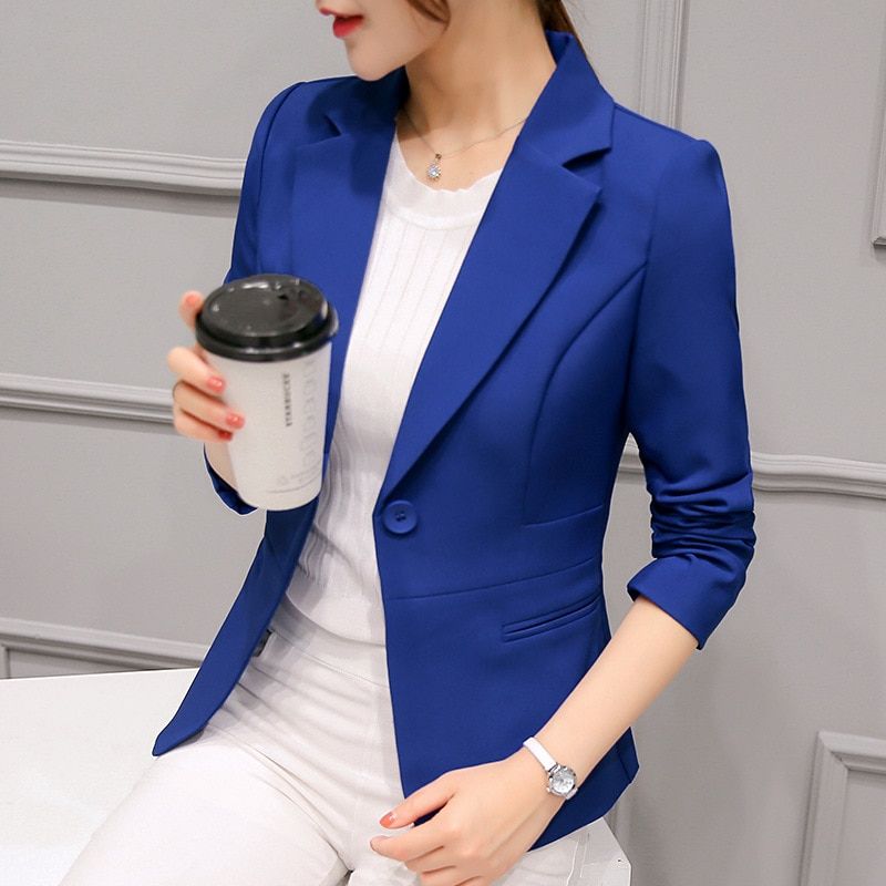 2023 B Ladies , B Pocket Jacket, Slim Fit Jacket,-Dark Blue