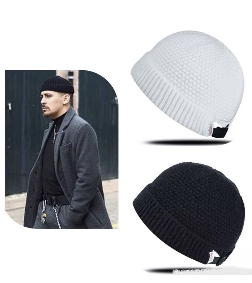 2 In 1 Unisex Head Warmer Beanie Hat Cap