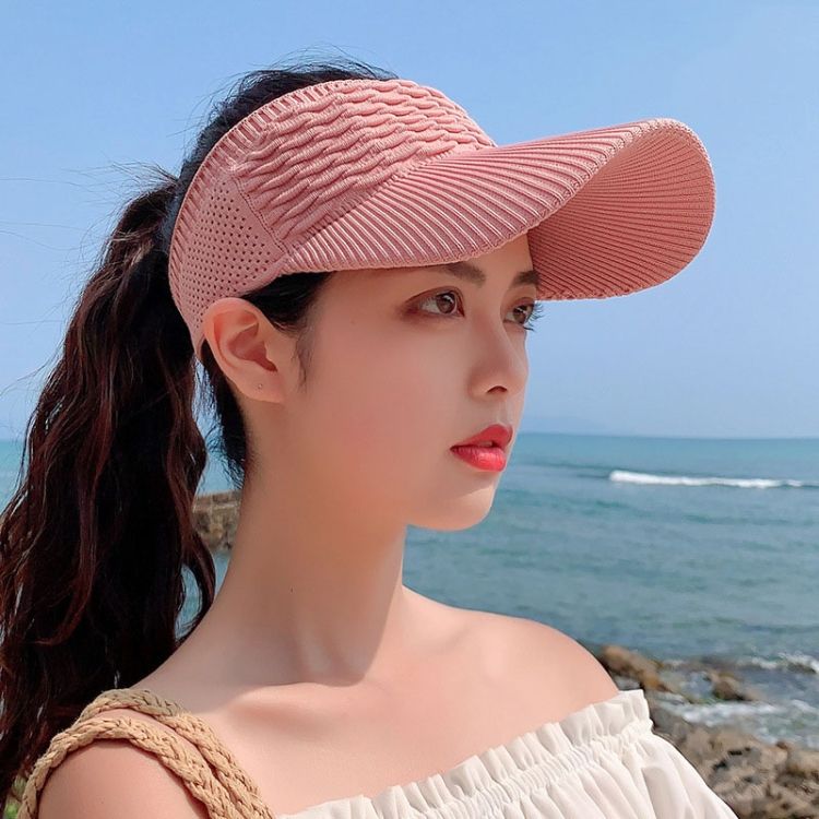 Lady Empty Top Outdoor Sports Peaked Cap Students Sun Hat