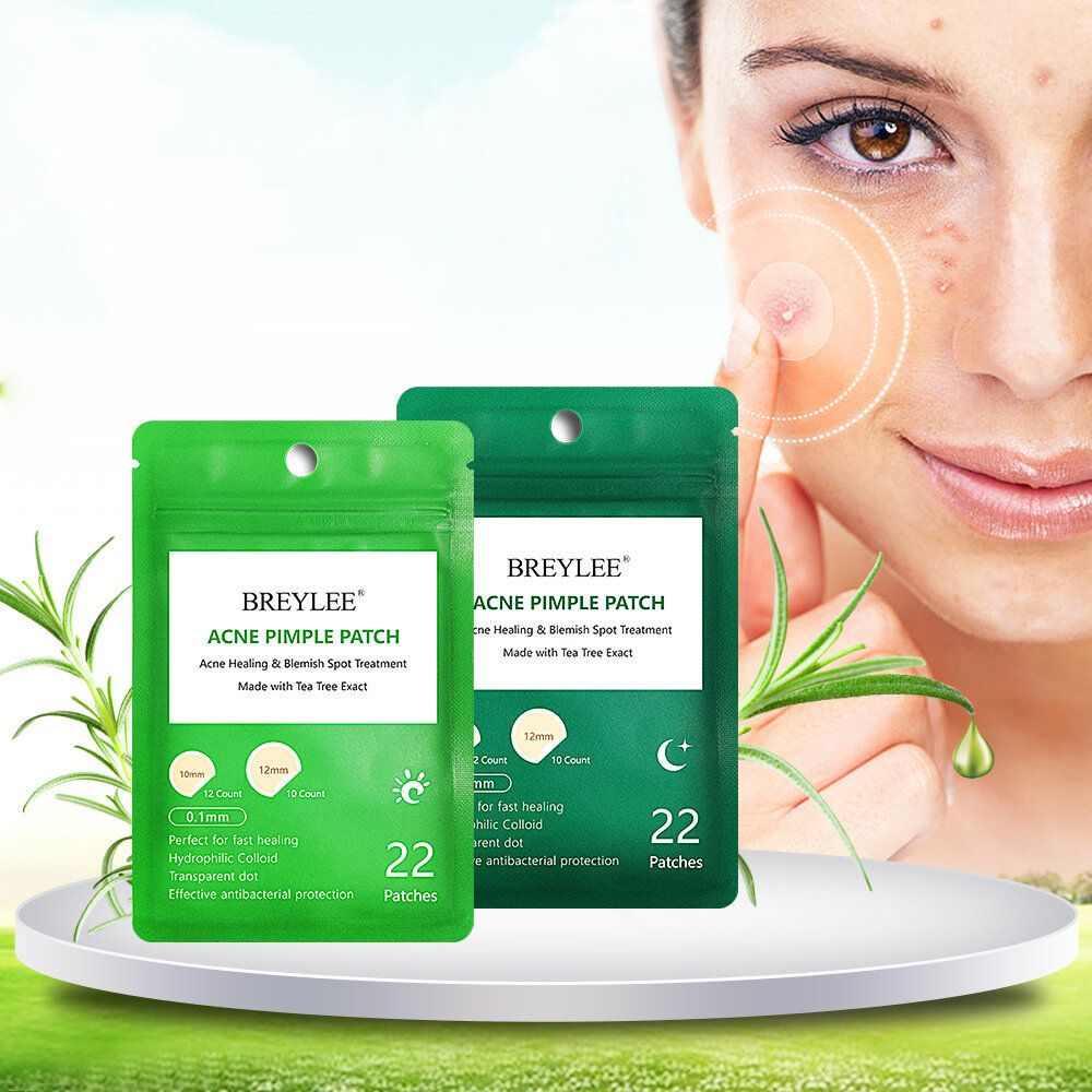 22Pcs Tea Tree Acne Stickers Daily + Night Acne Stickers To
