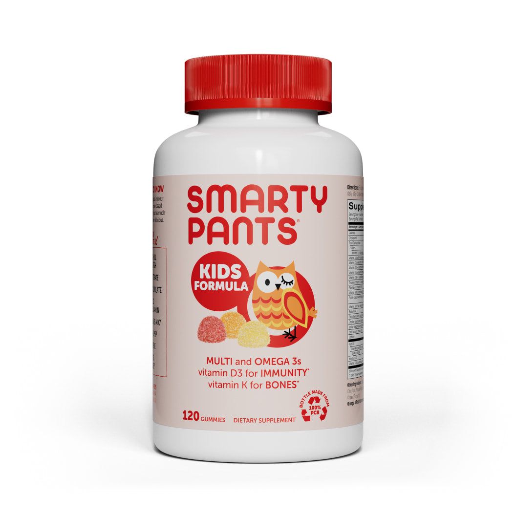 SmartyPants Kids Formula Daily Gummy Multivitamin: Vitamin C, D3, And Zinc X120
