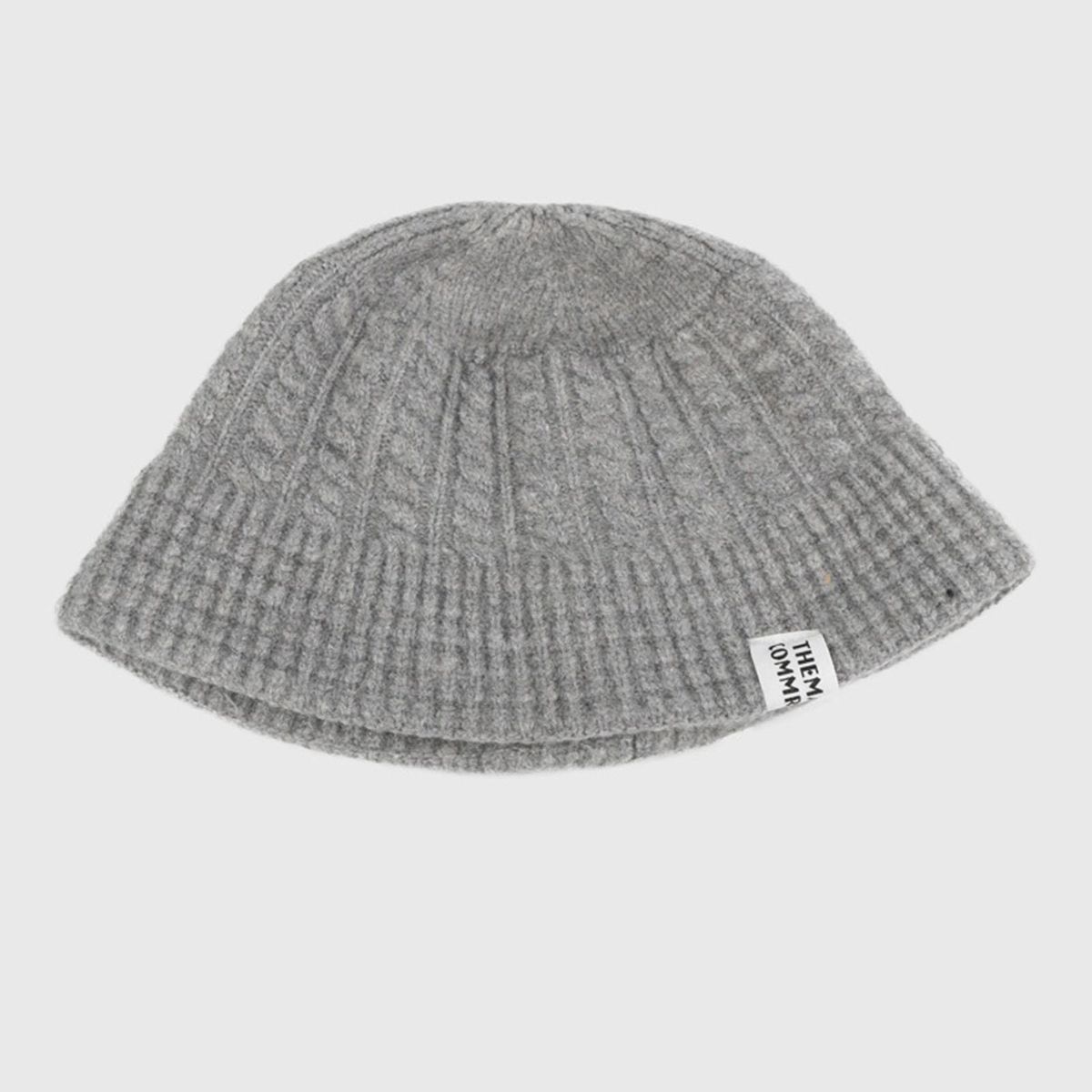 Unisex Cap Windproof Ear Protection Cap Grey