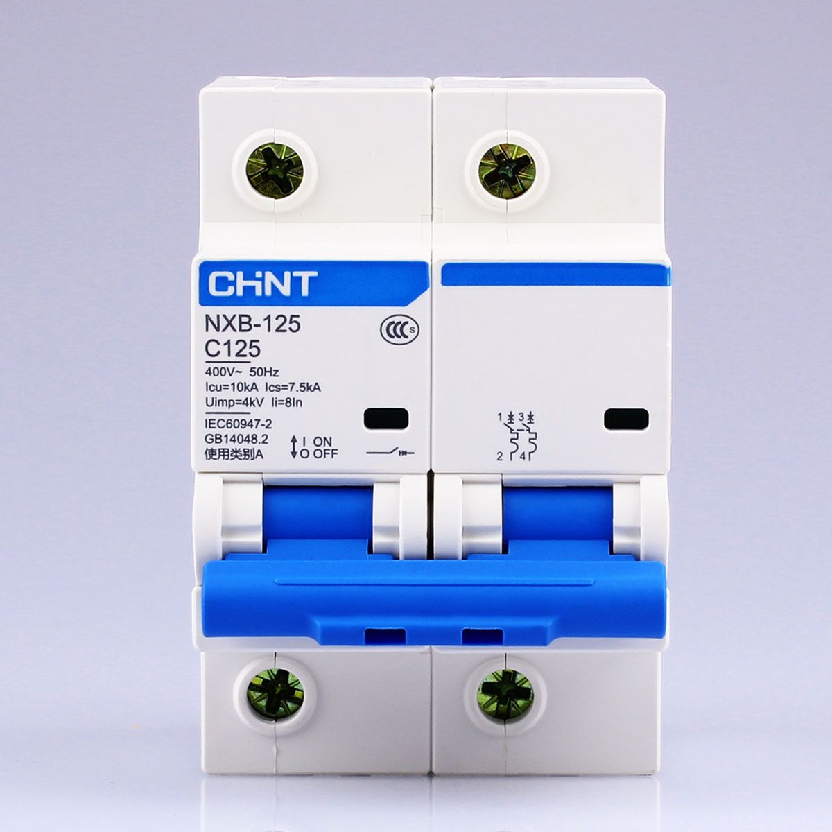 230V 80A 50HZ CHINT 220V 100A NXB-125 63A CHNT 2P 125A
