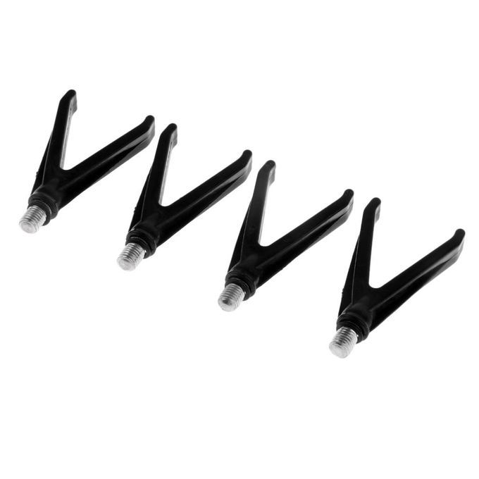 4pcs V Head  Rod Rest  Pole Fitting UK Standard 8mm M3