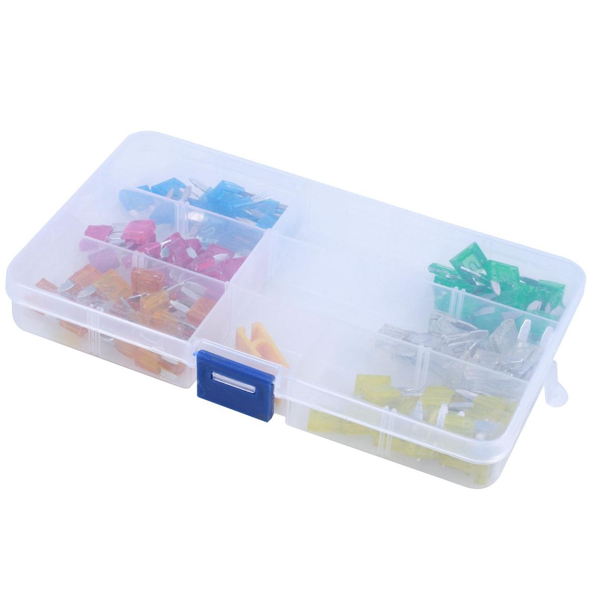 120 pcs Low Profile Mini Size Blade Fuse Assortment Set