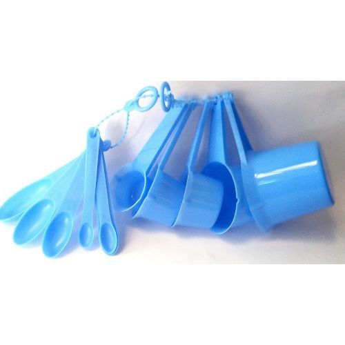 Measuring  Cup And Spoon, Blue