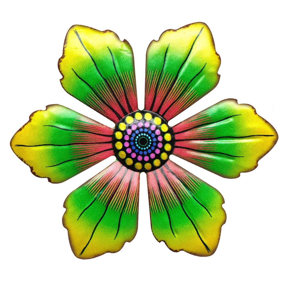 Wall Decor Three-dimensional Metal Ornament Wall Decor Green
