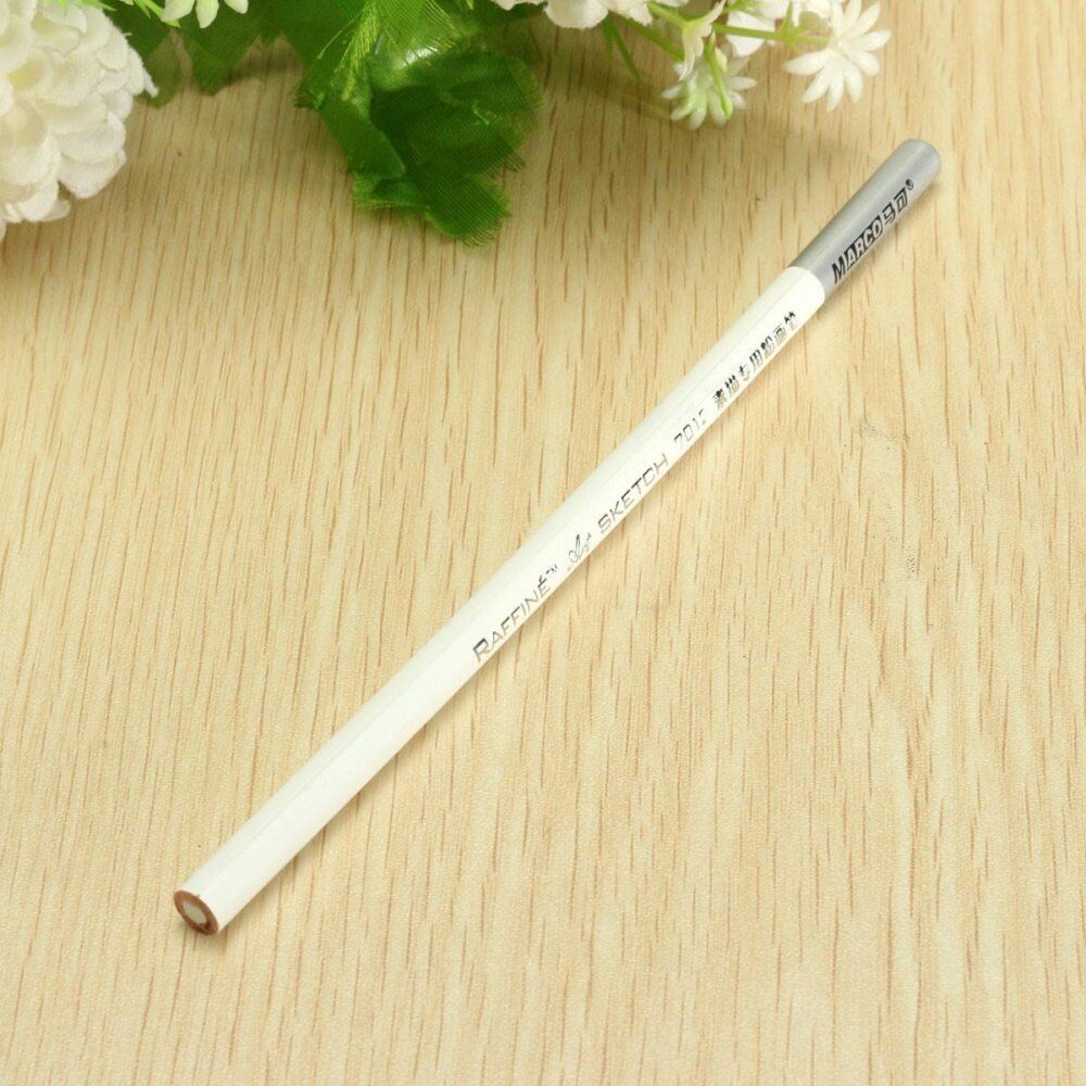5pcs Marco White Pastel Charcoal Drawing Sketch Pencil Art Artist Craft