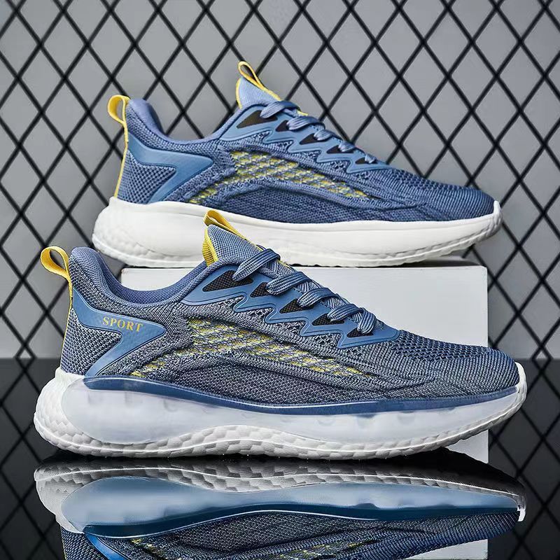 Men's Fashion Breathable Trend Running Shoes Cushion Shoes Fashion Breathable Sneaker